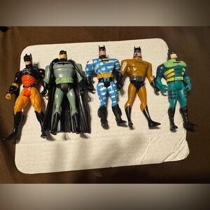 BATMAN: Night Shadow, Heat Scan, Air Assault, Tech Suit, Velocity Storm Vintage